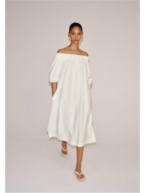 Zara | Dresses | Nwt Zara Cotton Pink Gauze Tiered Maxi Dress S